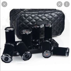 T3 volumizing hot rollers curlers with clips and travel case
